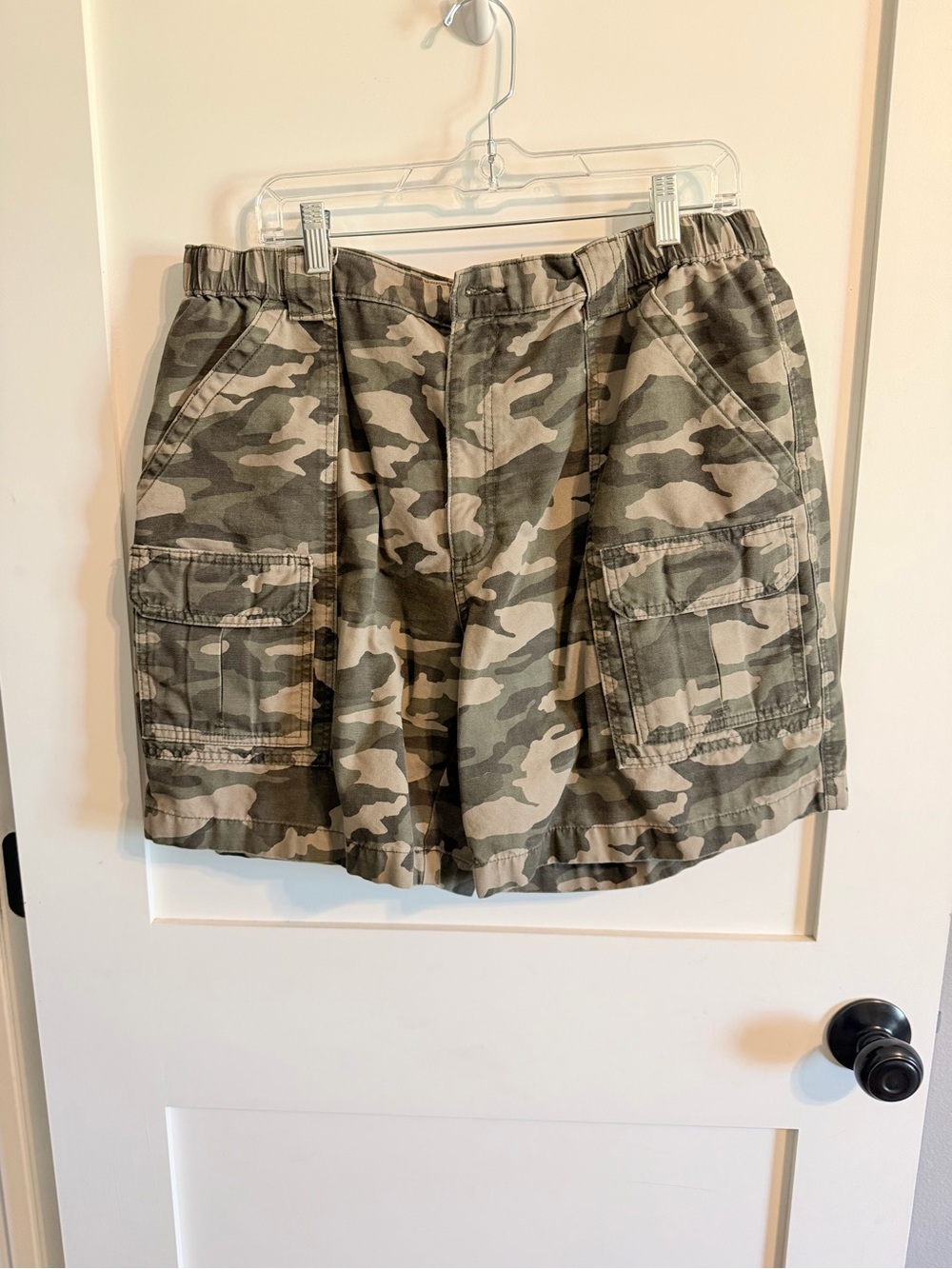 Savane Men's Camouflage Cargo Shorts - Olive/Tan